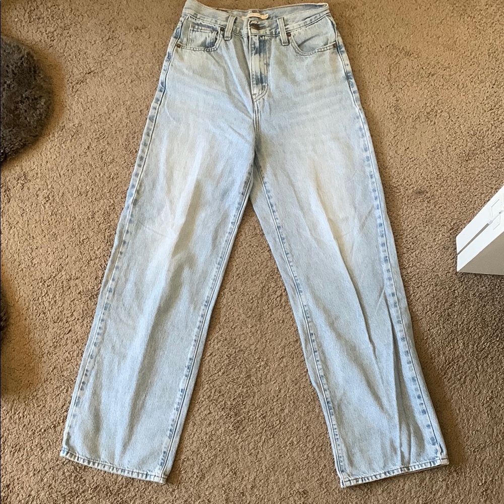 Light Blue High-Waisted Jeans